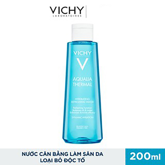 Nước Cân Bằng Thải Độc Làm Mềm Da Vichy Aqualia Thermal Hydrating Refreshing Water 200ml