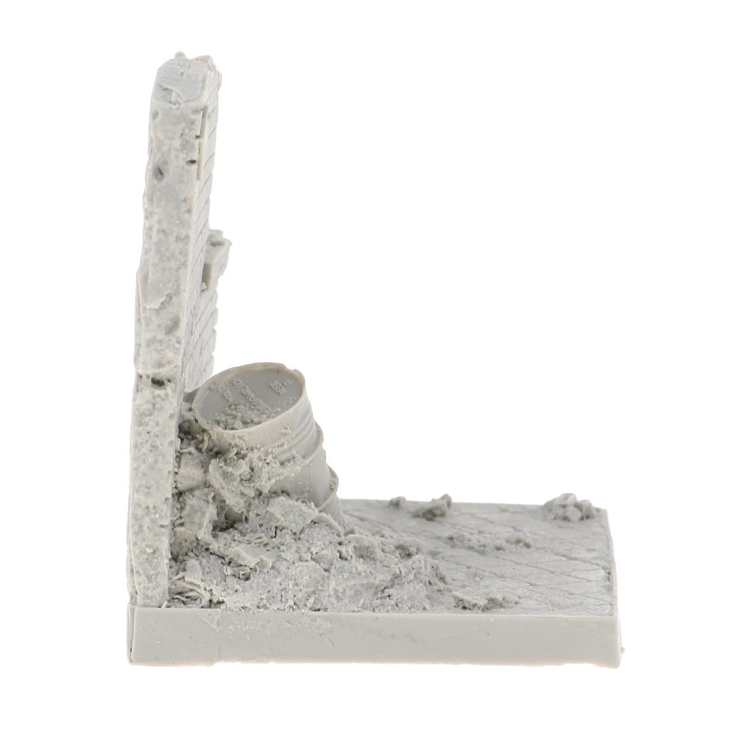 1/35 Quy Mô Nhựa Nghệ Thuật Thủ Công Phá Hoại Treo Tường Mẫu Cho Battlefied Cảnh Xây Dựng Số 3