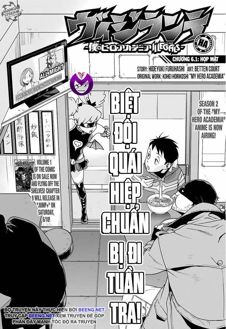 học viện siêu anh hùng: quái hiệp chapter 6.1 1