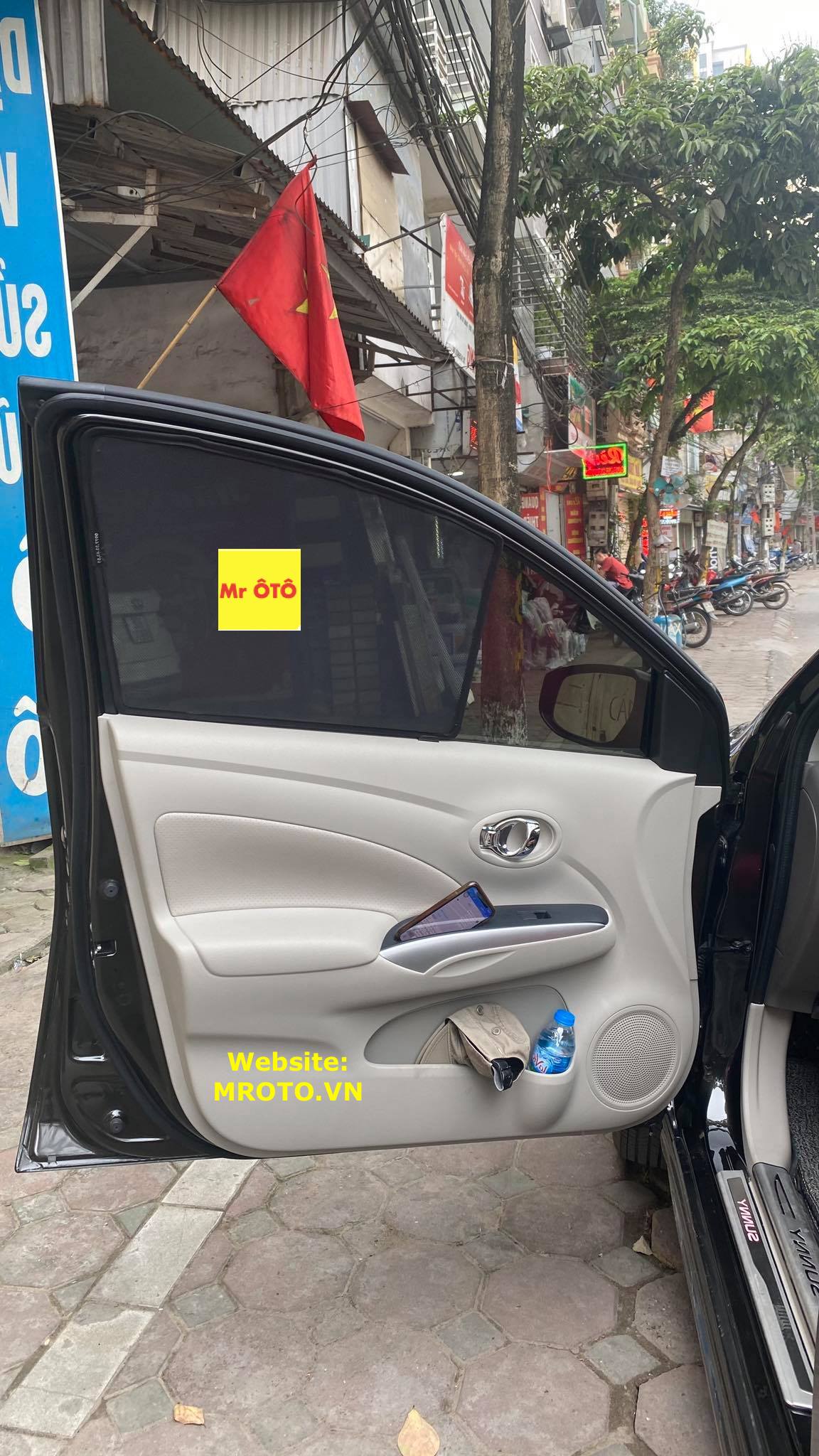 Rèm Che Nắng Xe Nissan Sunny Hàng Loại 1. Cam Kết Vải Dày Dặn, Chuẩn Khít Theo Xe