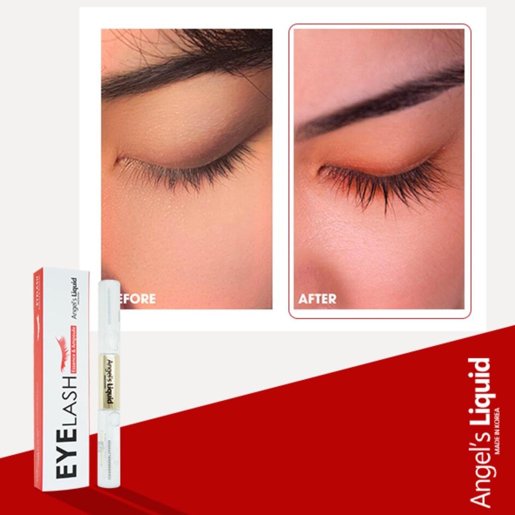 Mascara Angel Liquid - Tinh Chất Dưỡng Mi Dày Và Dài 2 Bước Eyelash Essence 5ml & Ampoule 5ml