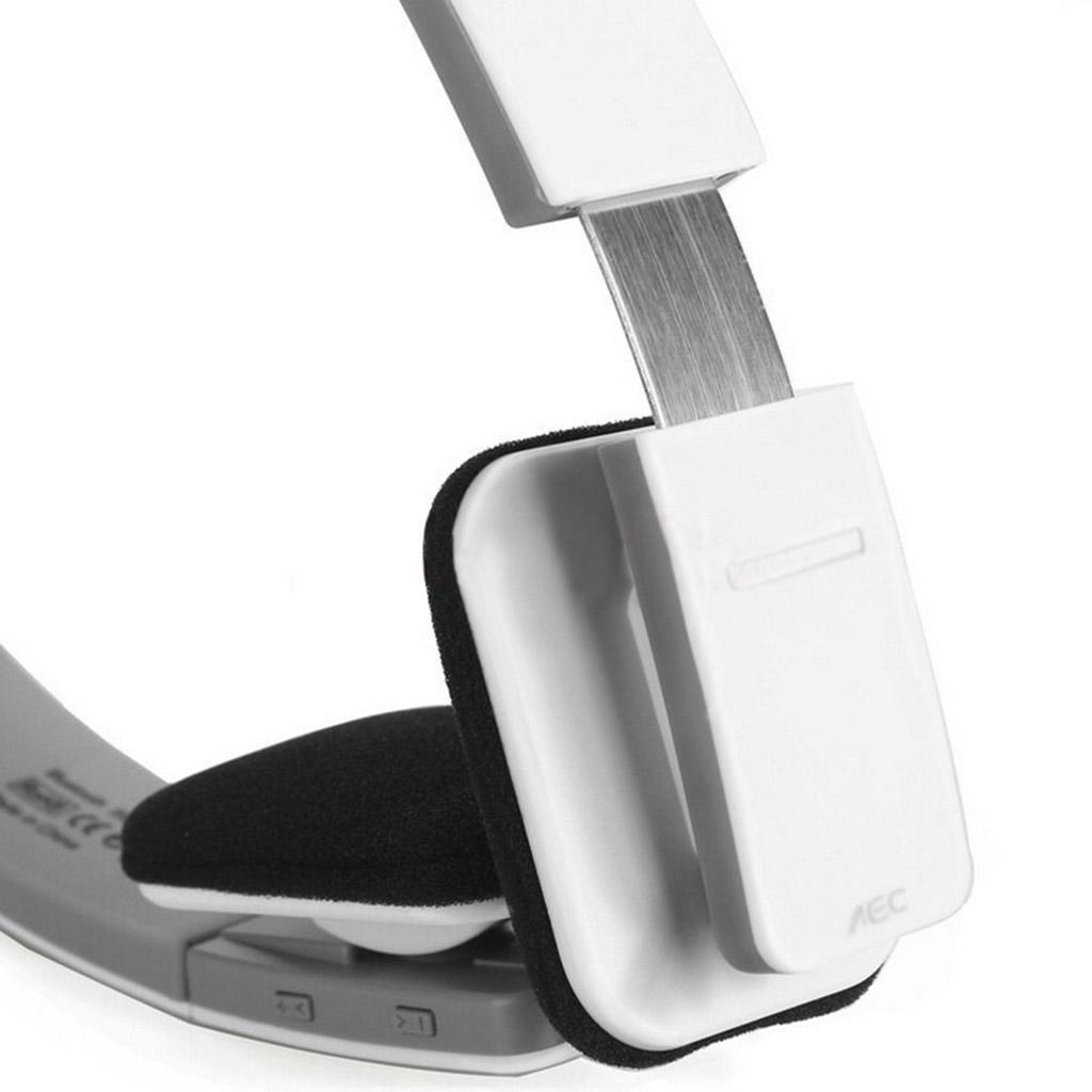 Wireless Headphones Bluetooth Earphone Headset Noise Cancelling White