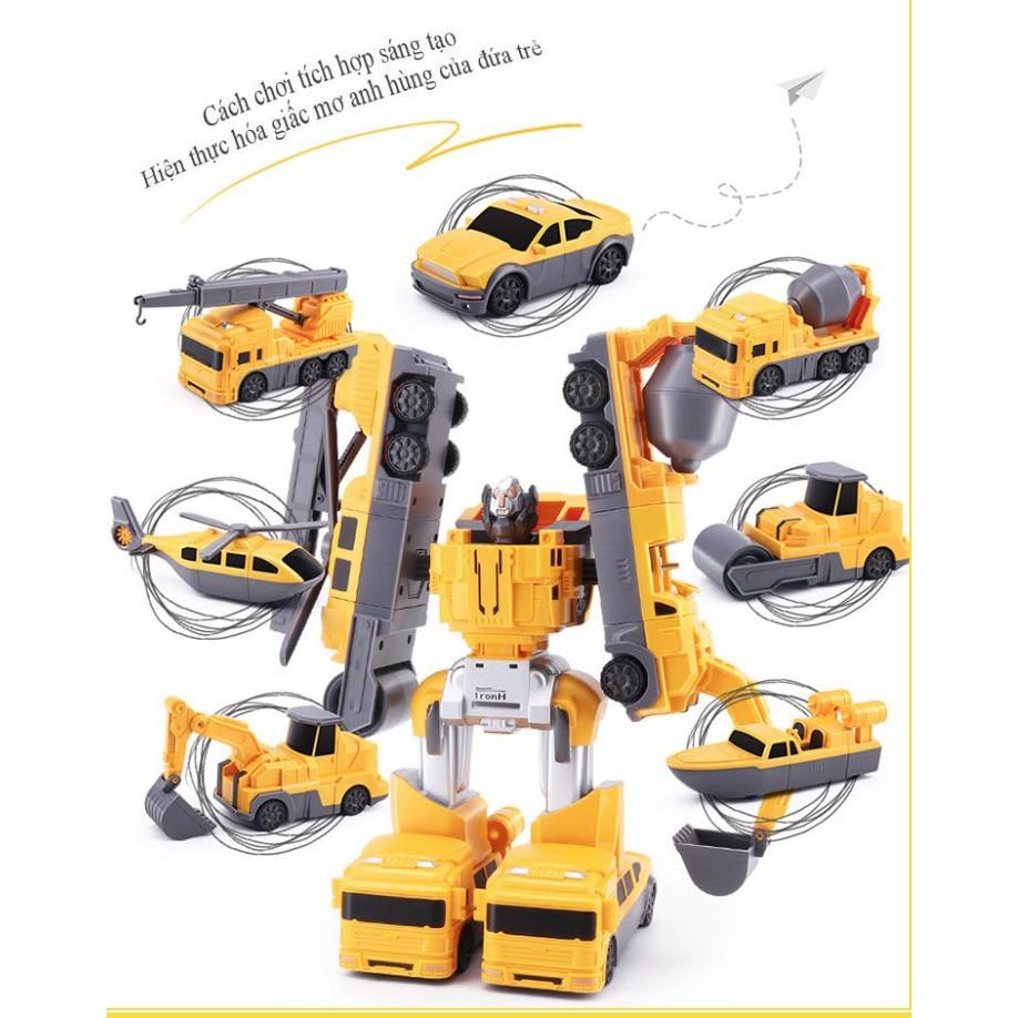 Đồ chơi lắp ráp Robot Magnetic CITY ENGINEERING 21 chi tiết - AsiaMart