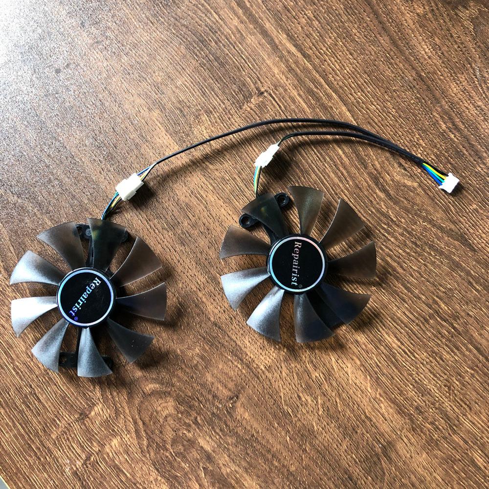 2 Cái/bộ 90Mm T129215SU Hoặc PLD09210S12HH GPU Cooler Quạt Đồ Họa, Cho P106-100 GIGABYTE 6G GTX1660 GTX1650 Siêu Thay Thế