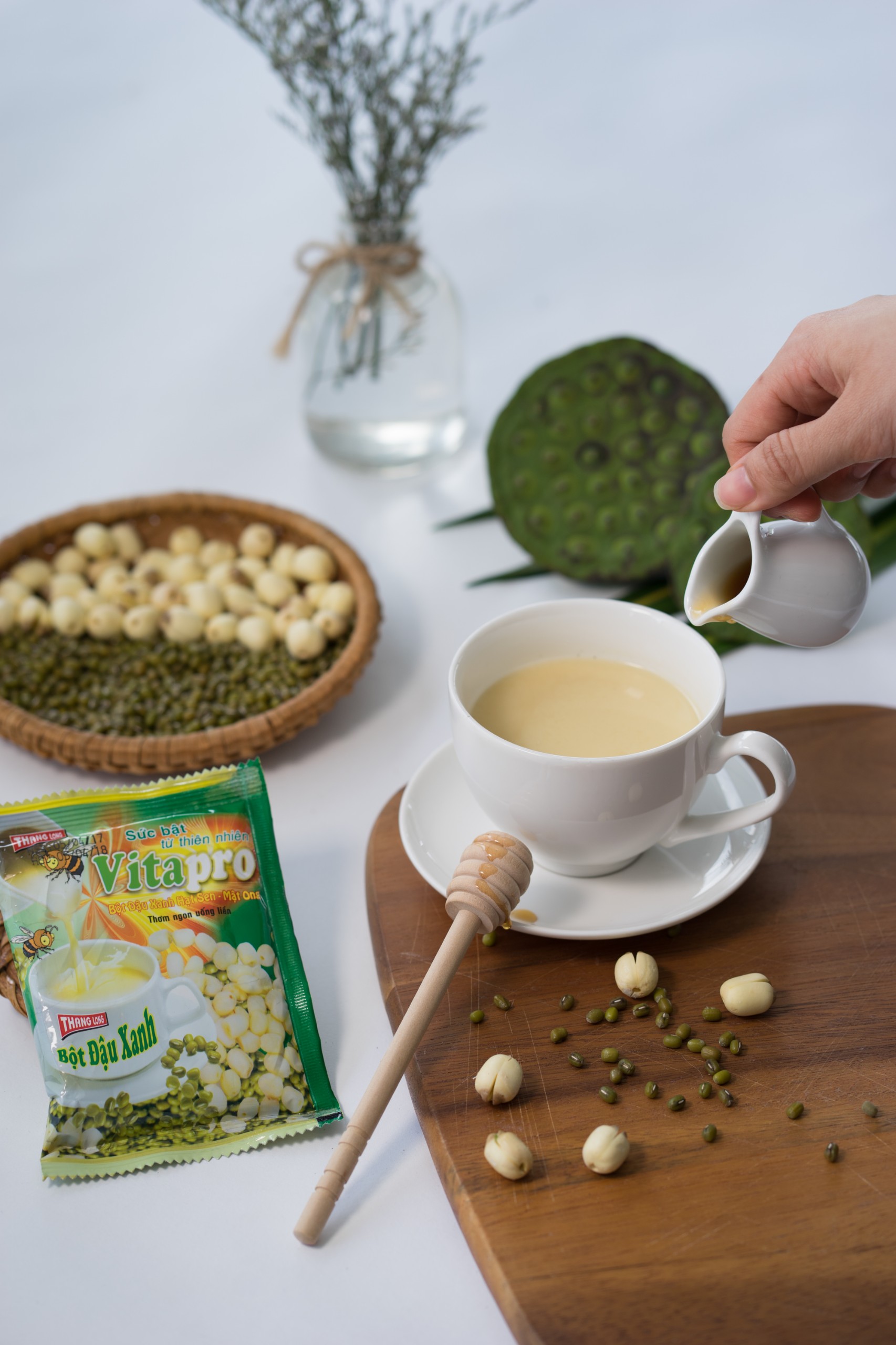 Bột Đậu Xanh Hạt Sen Mật Ong - VITAPRO