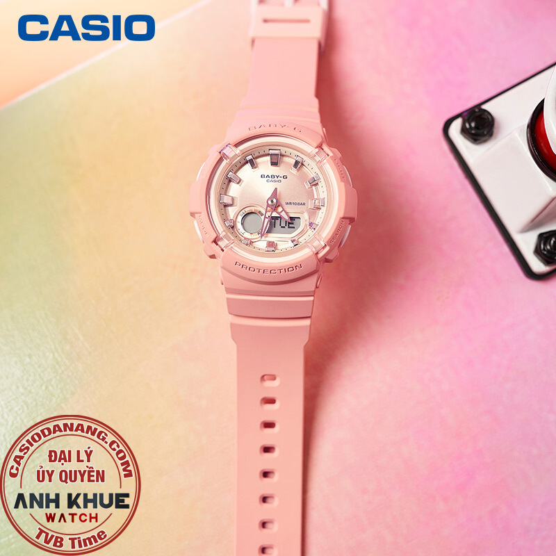 Đồng hồ nữ dây nhựa Casio Baby-G chính hãng BGA-280-4ADR (43mm)