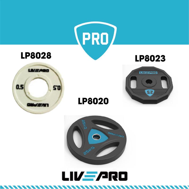 Tạ đĩa, tạ miếng cao cấp tạ tập gym thể hình Các Loại 1.25KG Livepro Chính Hãng WEIGHT PLATE