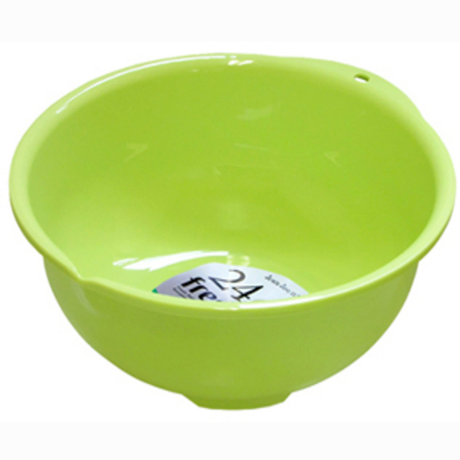 Bộ 2 chậu xanh rửa rau, hoa quả kháng khuẩn - Hàng nội địa Nhật