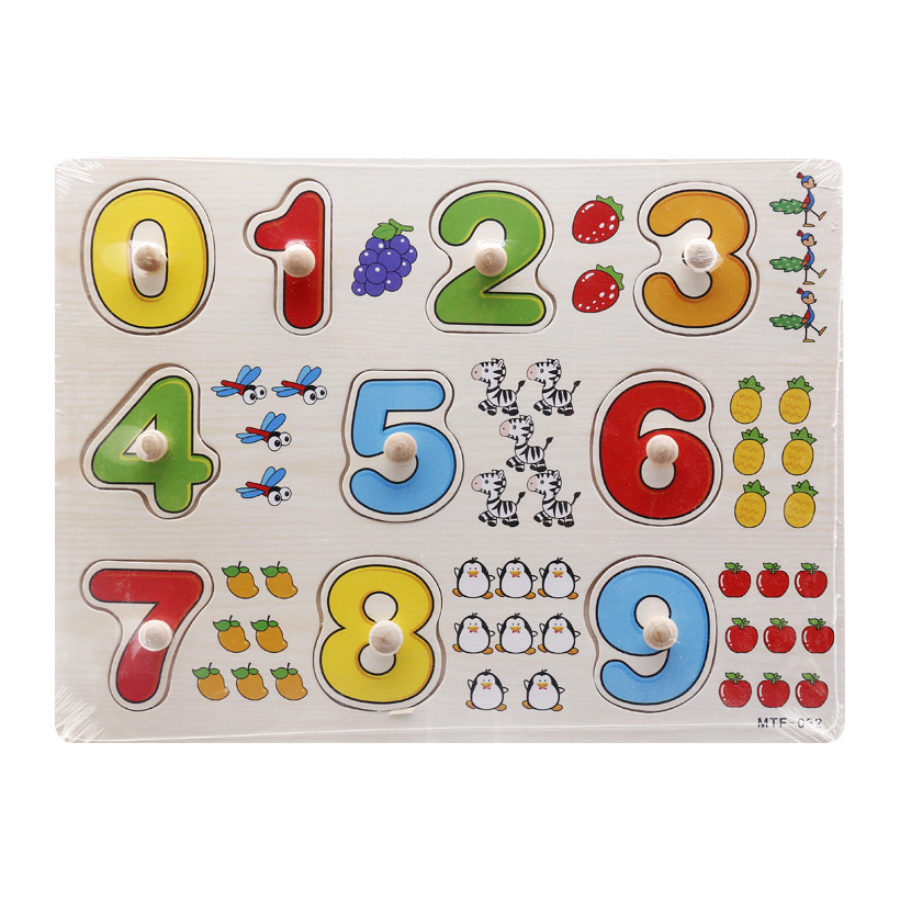 Combo 3 bảng đồ chơi gỗ có núm mẫu ngẫu nhiên