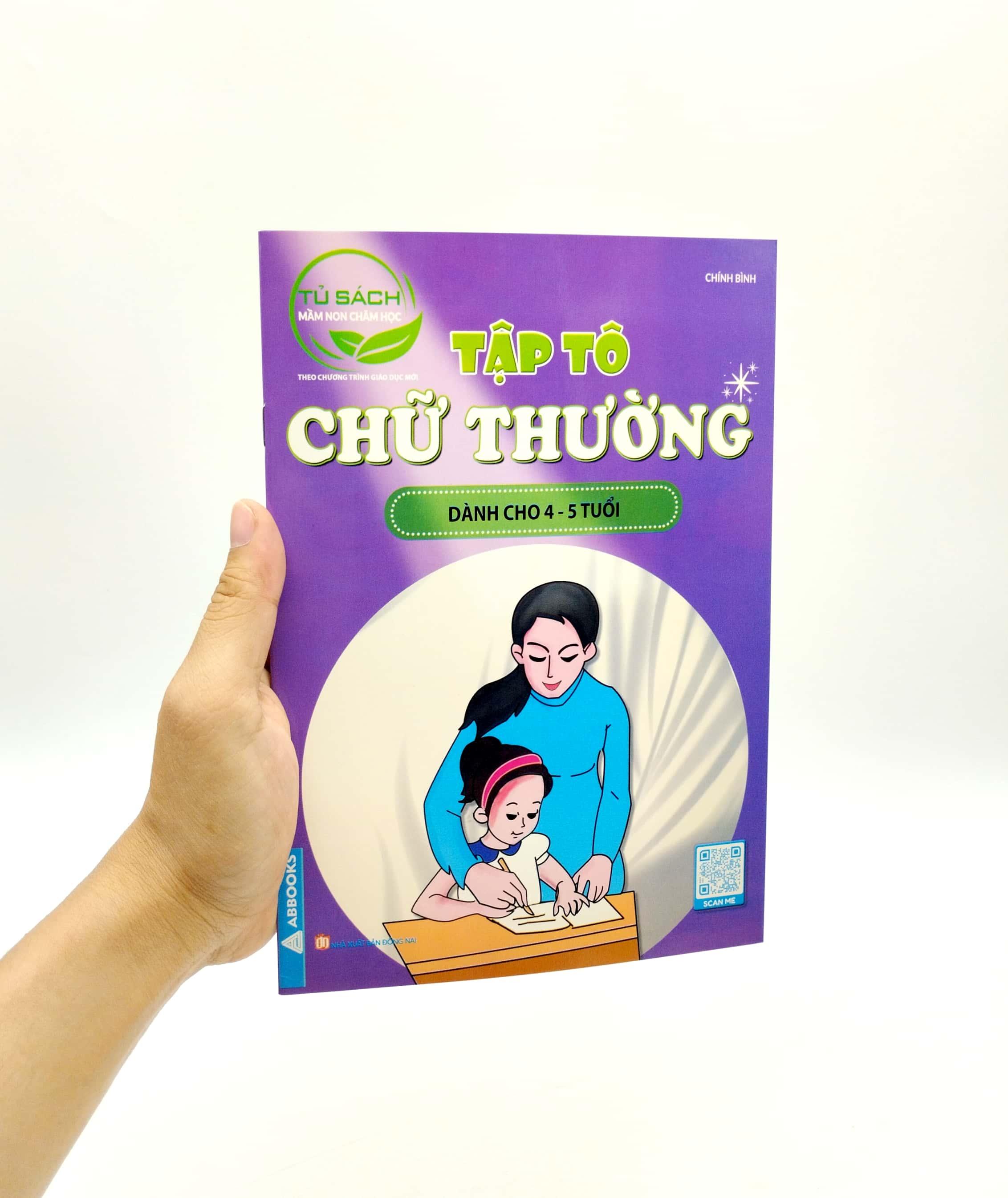 Tập Tô Chữ Thường Dành Cho 4-5 Tuổi (Tủ Sách Mầm Non Chăm Học)