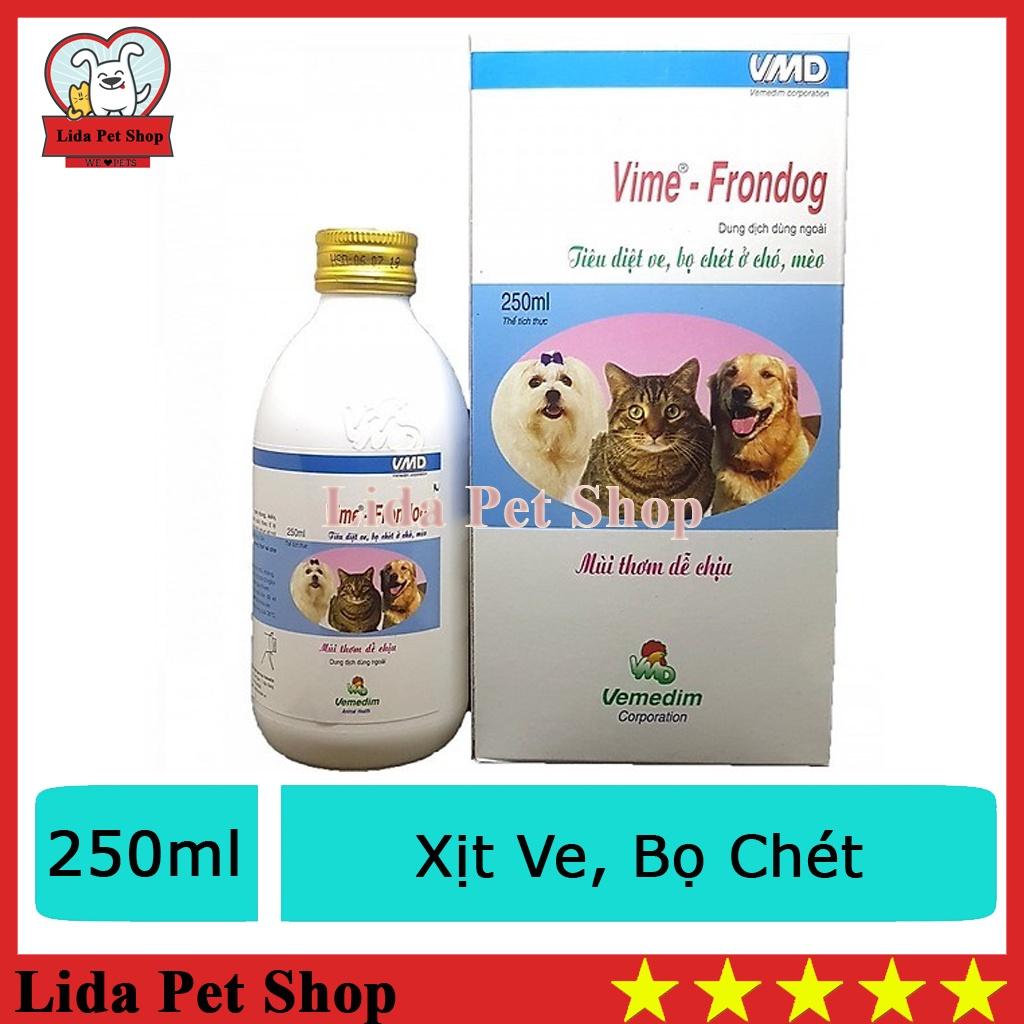 Vime- Frondog 250Ml - Xịt Ve, Bọ Chét Ở Chó Mèo