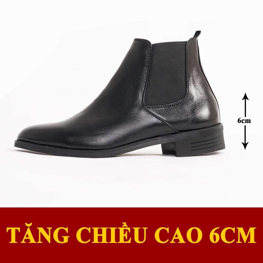 Giày bốt nam cổ lửng tăng chiều cao BT28 cực chất