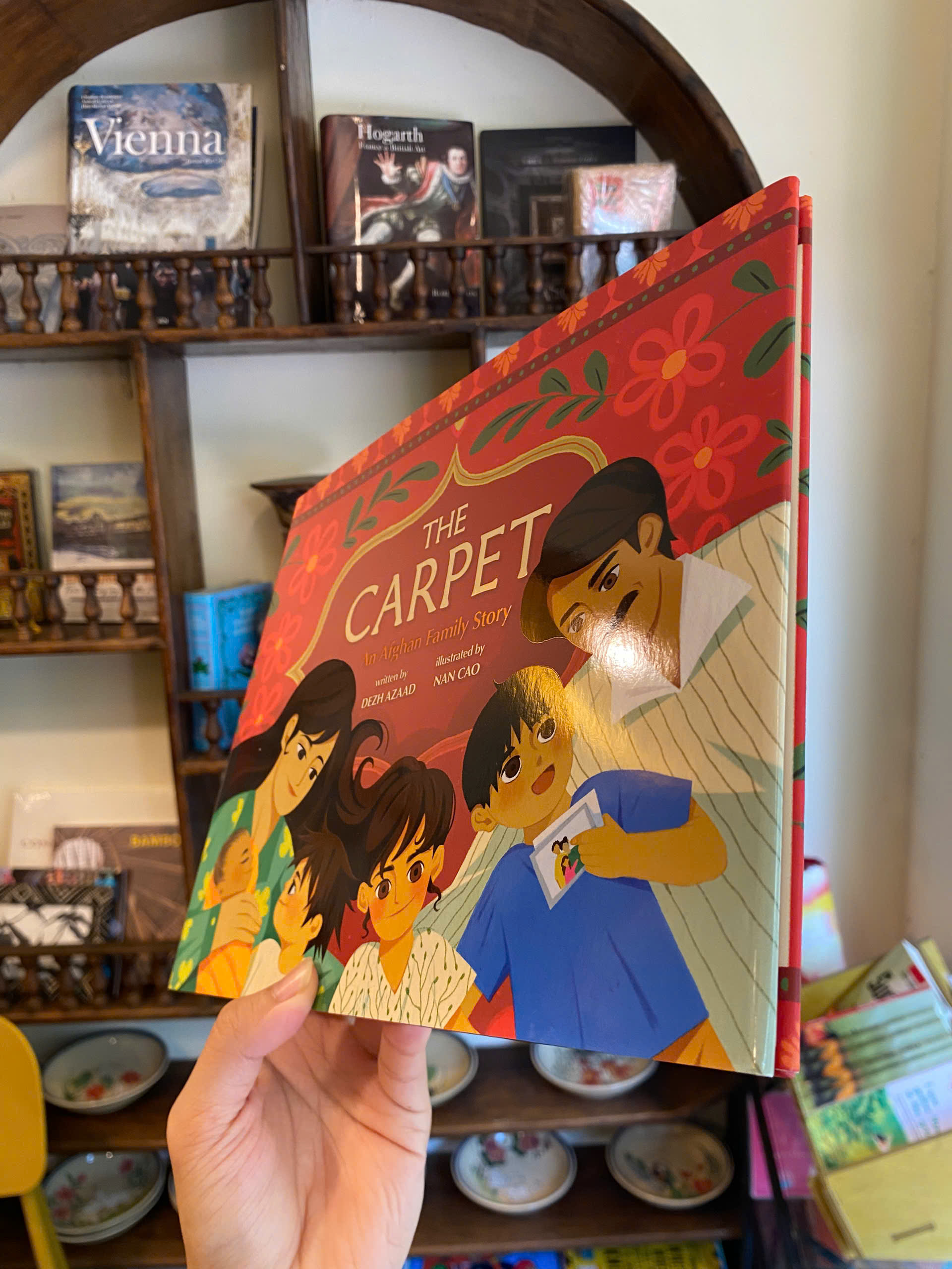 Sách - The Carpet: An Afghan Family Story by Dezh Azaad | Children's Picture Book - Family Book