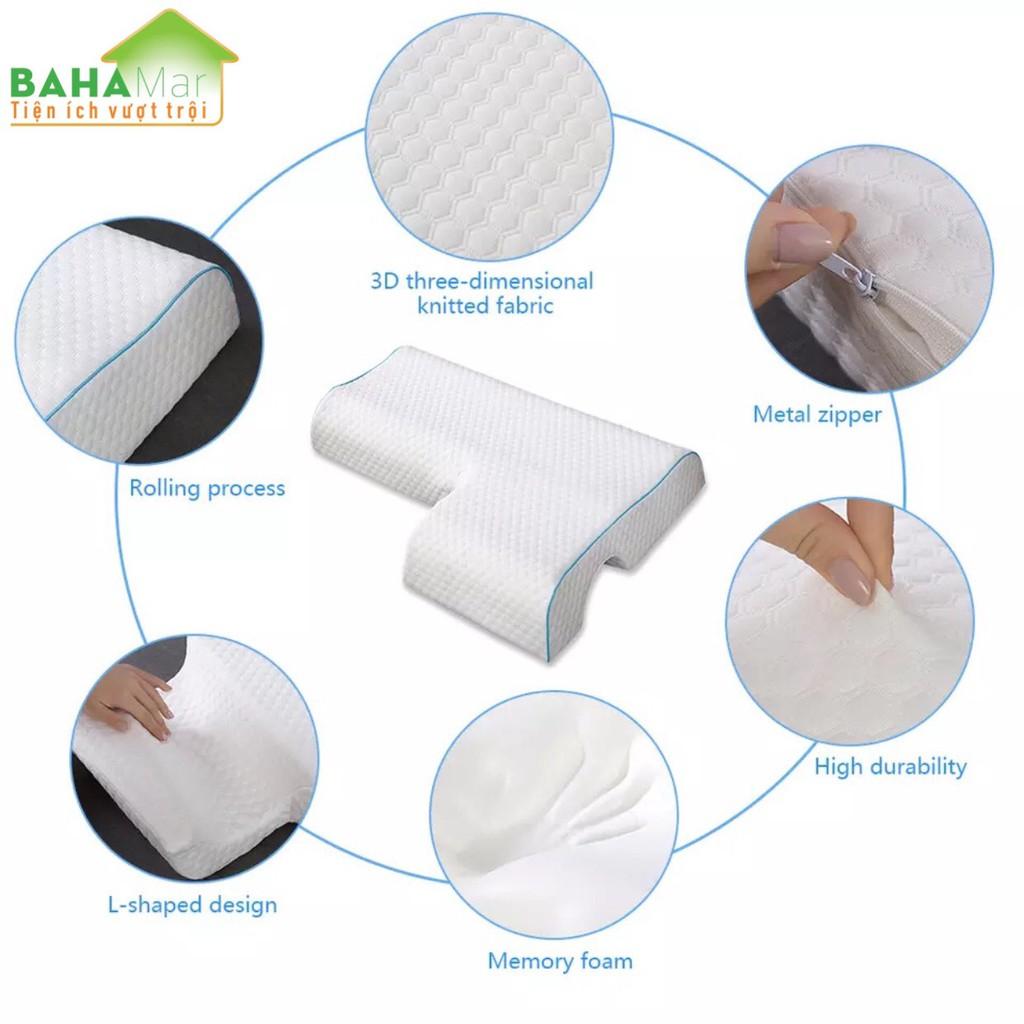 GỐI ĐÔI CONG VÒNG CUNG ÔM TẠO THOẢI MÁI CHO CÁNH TAY phù hợp với các cặp đôi khi ngủ gối đầu tay