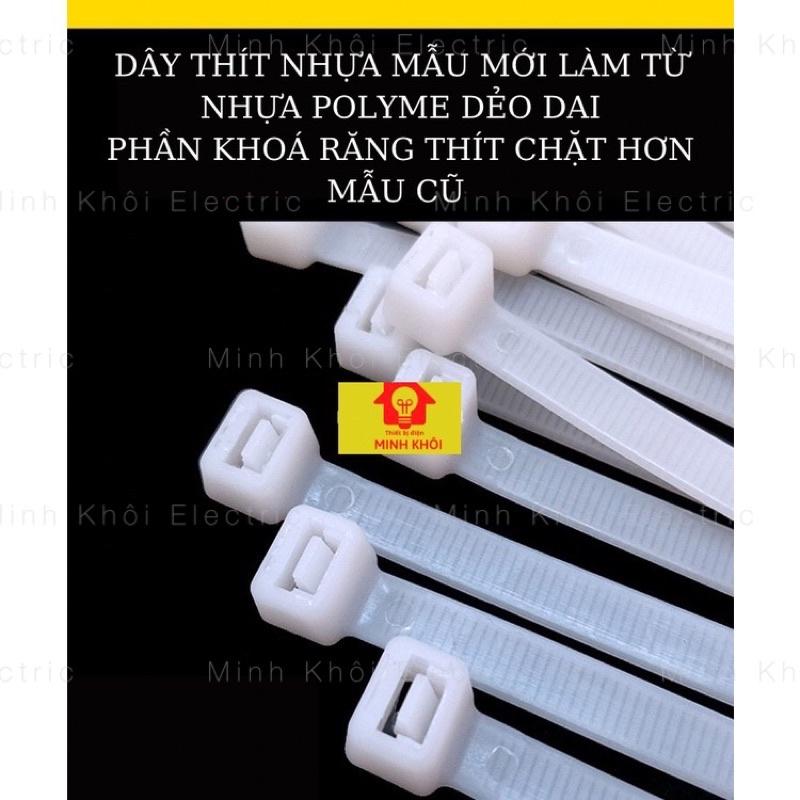 Dây Rút Nhựa Thít nhựa túi 100c đủ kích thước,lạt thít đen, dây rút