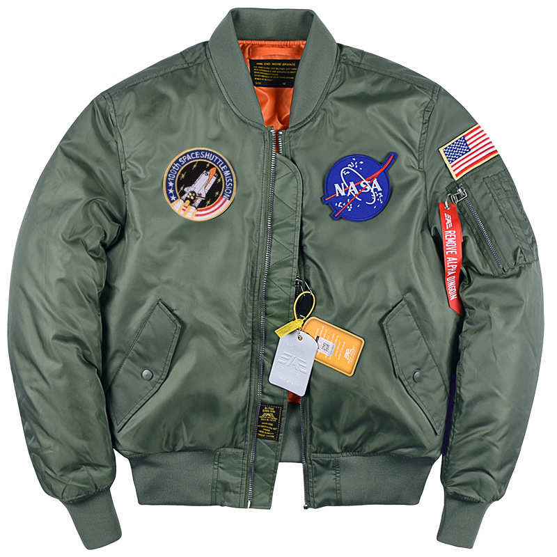 Áo khoác Pilot Nasa cao cấp lót bông, áo khoác lính ARM-1270B