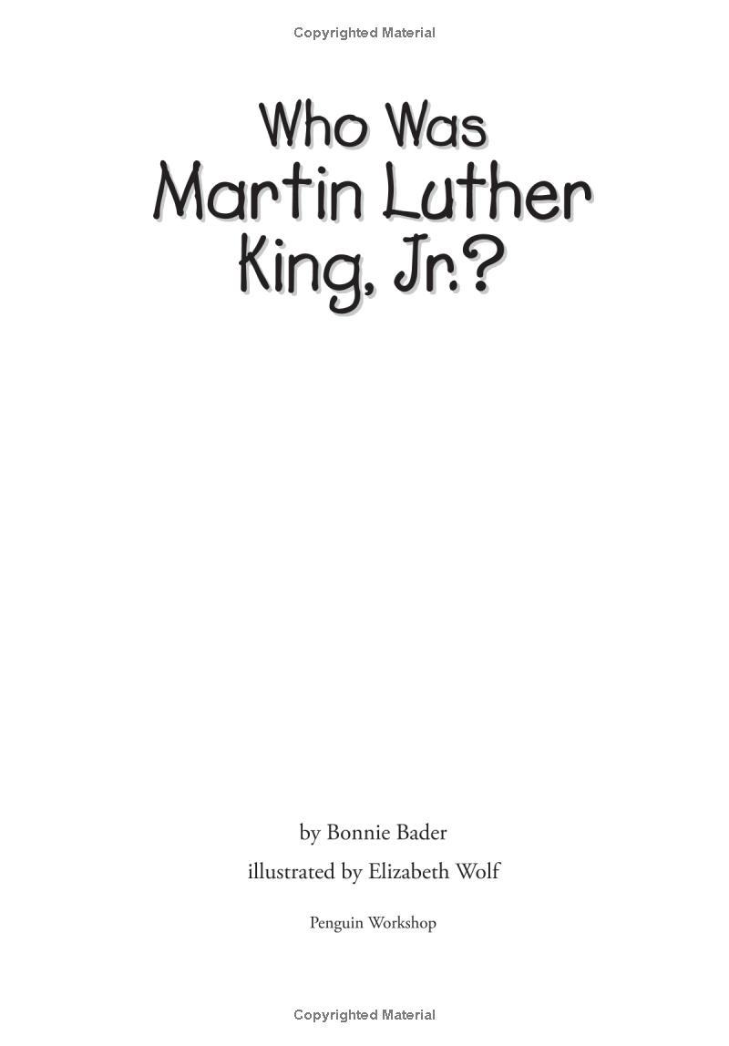 Who Was Martin Luther King, Jr.?