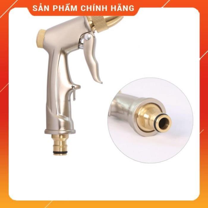 Vòi Xịt Nước️️ Bộ dây vòi xịt nước rửa xe, tưới cây , tăng áp 3 lần, loại 20m 206701-1 đầu đồng, cút đồng