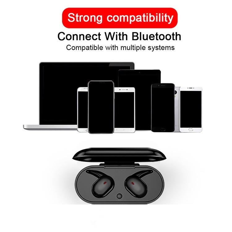 Tai nghe bluetooth Hitoor Hy30 cảm ứng tai nghe không dây thể thao ngoài trời tws 5.0 với ngăn sạc- HÀNG NHẬP KHẨU