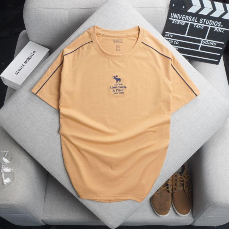 ÁO THUN NAM CỔ TRÒN COTTON THÊU LOGO CÓ SIZE LỚN