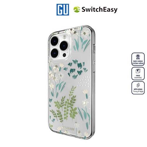 Ốp Switcheasy GLAMOUR Double Layer In-Mold Decoration dành cho iPhone 14 Series, thiết kế bằng chất liệu PC + TPU cao cấp Hàng Chính Hãng