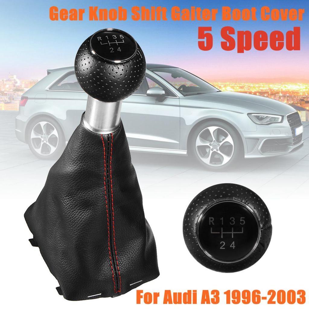 High Quality 5 Speed Gear Knob Shift Shifter Cover Black