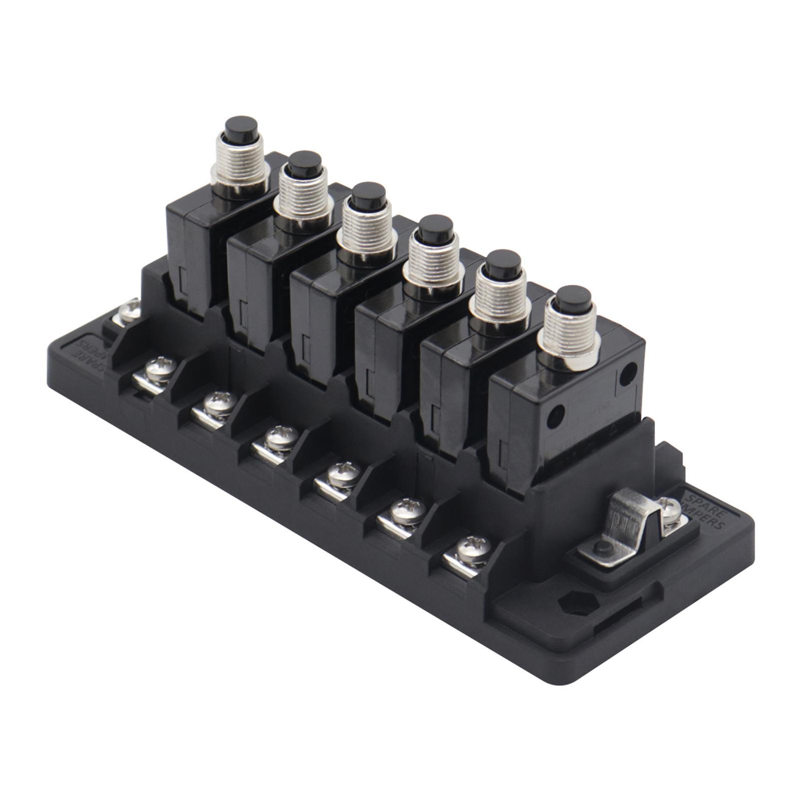 Circuit Breakers Box Circuit Breaker Fuse Block Box for Auto Car Marine Boat