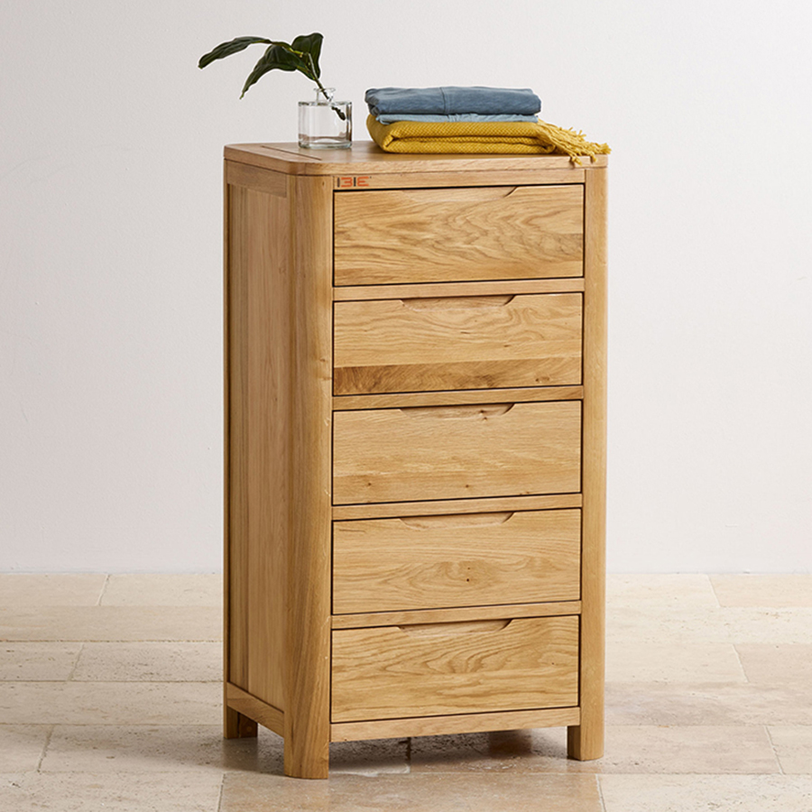 Tủ ngăn kéo Romsey 5 hộc gỗ sồi