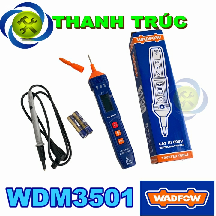 Đồng hồ vạn năng dạng bút 600V,số đếm 4000 WADFOW WDM3501
