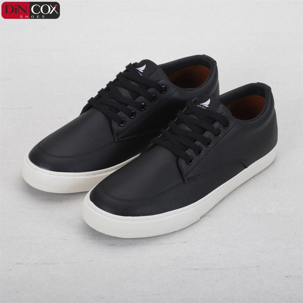 Giày Sneaker Da Nam DINCOX D06 Thể Thao, Năng Động Black