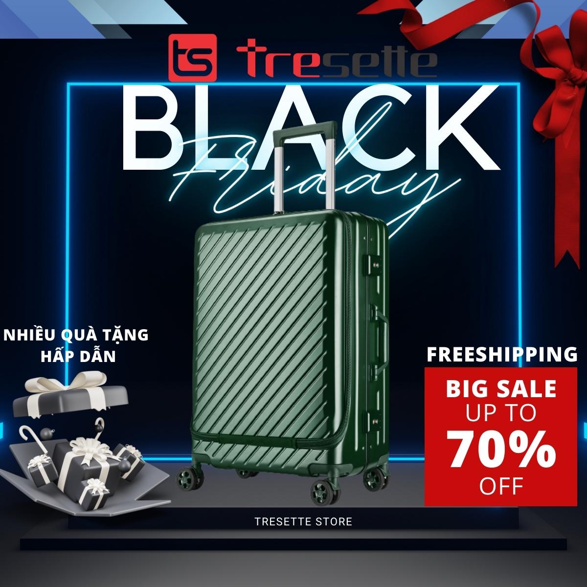 Vali khóa sập Hàn Quốc Tresette 6022