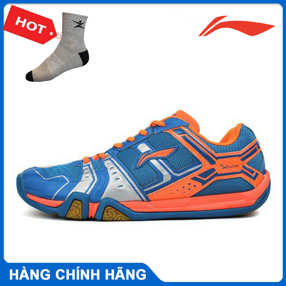 Giày cầu lông lining chính hãng AYTS071 có 2 màu lựa chọn dành cho nam - tặng tất thể thao bendu