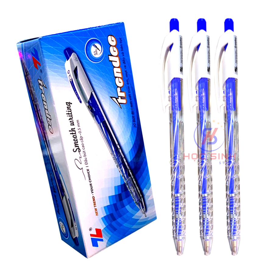 Hộp 20 Cây Bút Bi Thiên Long ngòi 0.5mm TL079 ( Xanh, đỏ, đen