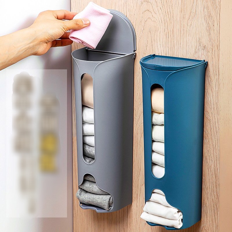 Hộp đựng đồ lót , tất vớ treo tường 3 trong 1 có nắp ,hộp đựng túi nilon thừa, túi rác nilong dán tường ,có thể tháo rời ,bảo quản đồ luôn sạch sẽ và ngăn nắp , tiết kiệm không gian và thời gian 