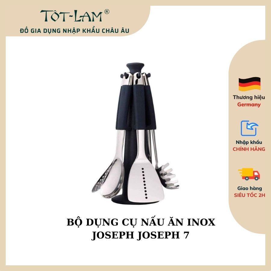 BỘ DỤNG CỤ NẤU ĂN INOX JOSEPH JOSEPH 7 MÓN ELEVATE STEEL