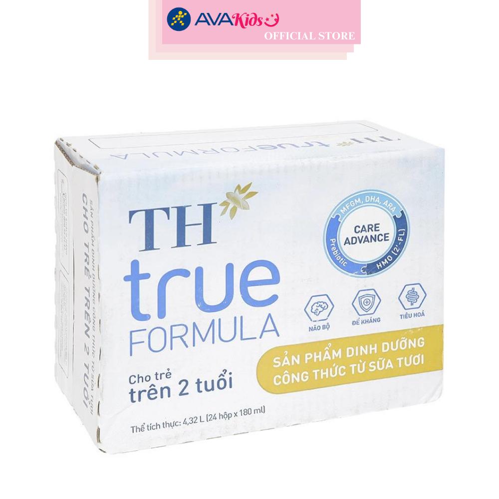 Thùng 24 hộp sữa pha sẵn TH true Formula 180 ml (từ 2 tuổi)