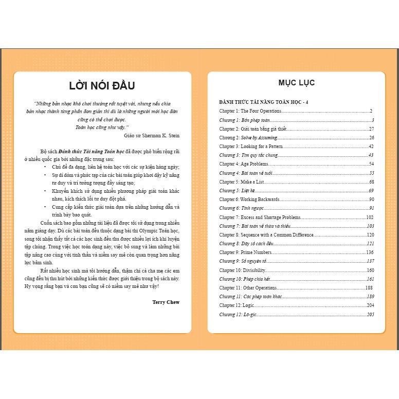Sách Đánh Thức Tài Năng Toán Học 4 & 5