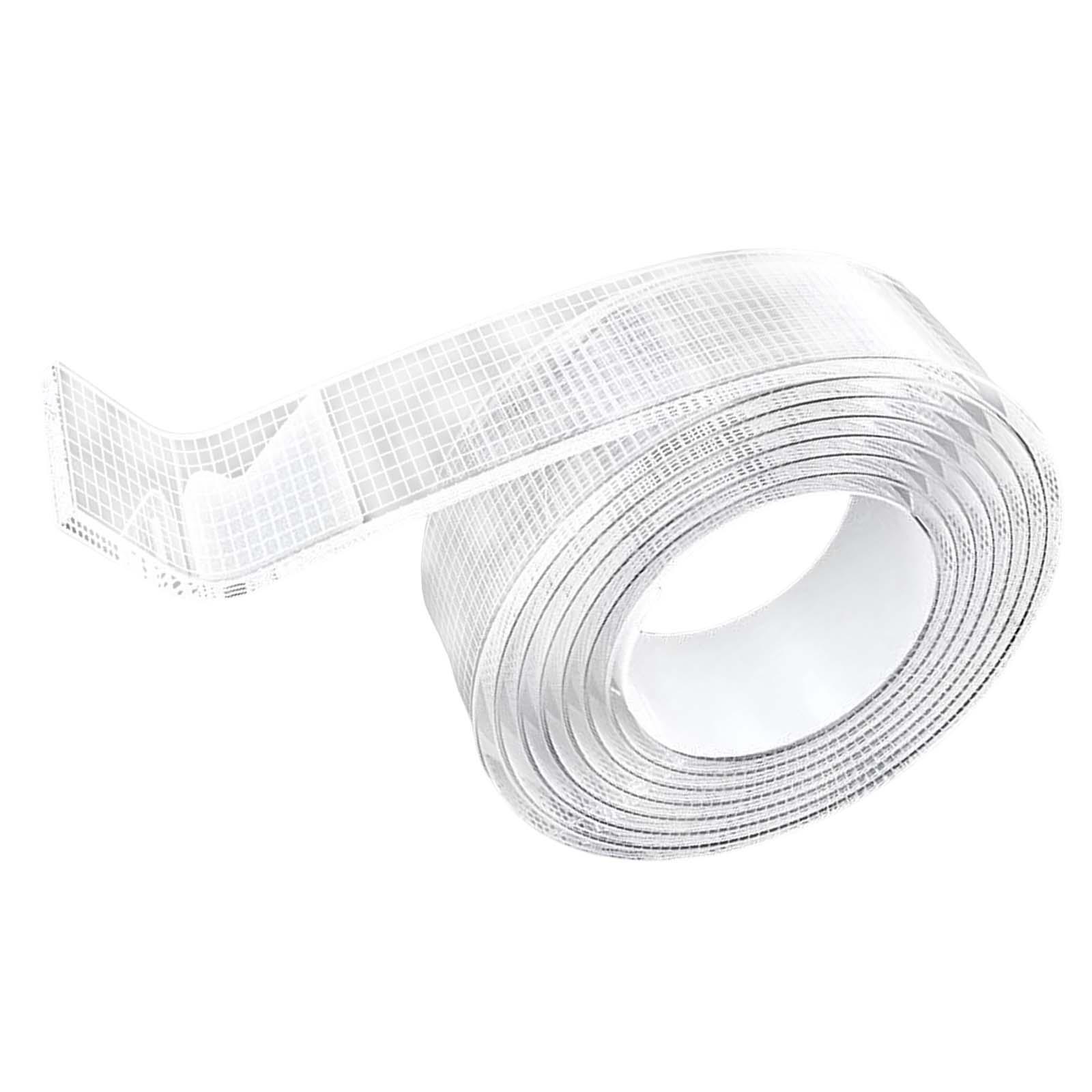 Clear Double Sided Tape, Removable Mounting Tape Multipurpose Transparent Grip Tape Washable Strong Sticky Heavy Duty for Carpets, Frames