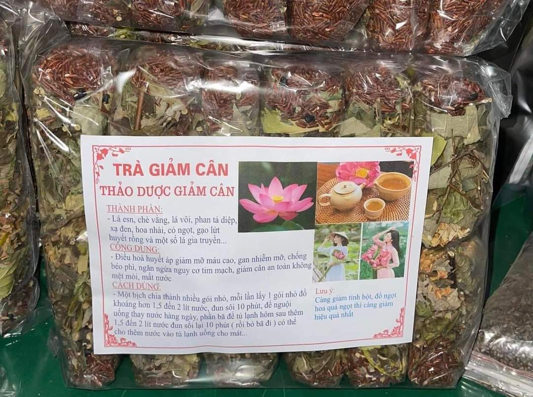 Cây trà lá nam giảm cân khô 1kg