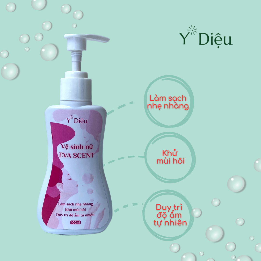 Dung dịch Vệ Sinh Nữ Eva Scent - Làm sạch - Khử mùi hôi - Duy trì độ ẩm tự nhiên - Chai 100ml