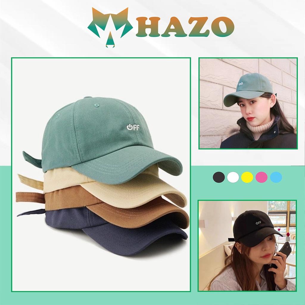 Mũ Lưỡi Trai Nón Kết Nhung Cao Cấp Thêu Chữ OFF Viền 419 Phong Cách Ulzzang Form Unisex Nam Nữ