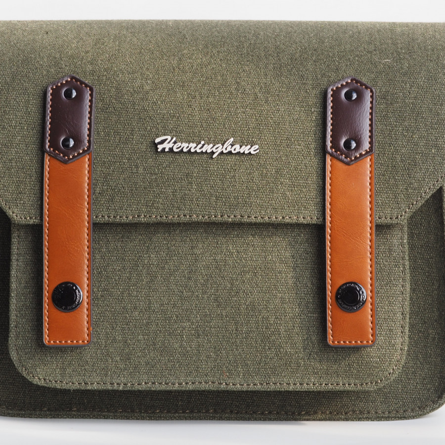 Túi Herringbone Papaspocket V3 Small (Olive) - Chính Hãng