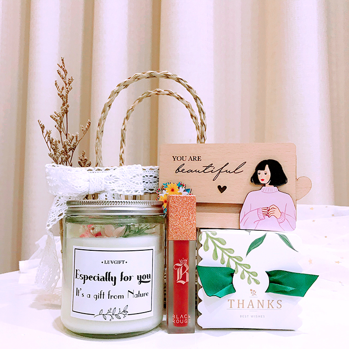 Quà LuvGift Dịu Dàng Nàng Thơ - Túi cói Vintage Luv84 quà tặng 8/3, sinh nhật, Giáng sinh, valentine