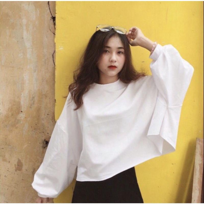ÁO CROPTOP TAY PHỒNG DÀI CÁ TÍNH