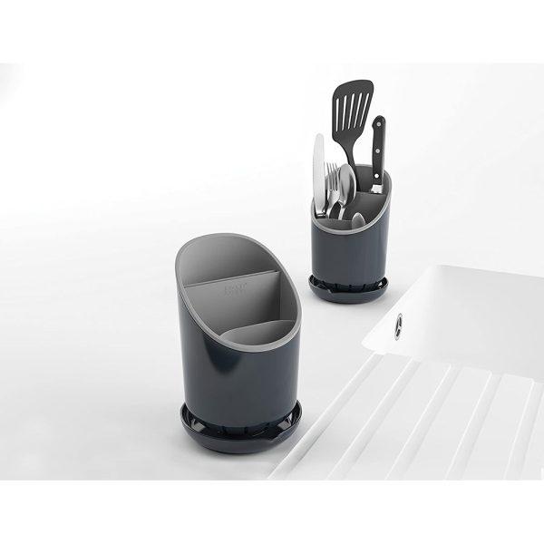 Hộp Đựng Muỗng Thìa Nĩa Đũa Joseph Joseph 85075 Dock, 3 Ngăn, Nhựa BPA Cao Cấp An Toàn Cho Sức Khỏe, Nhập Đức