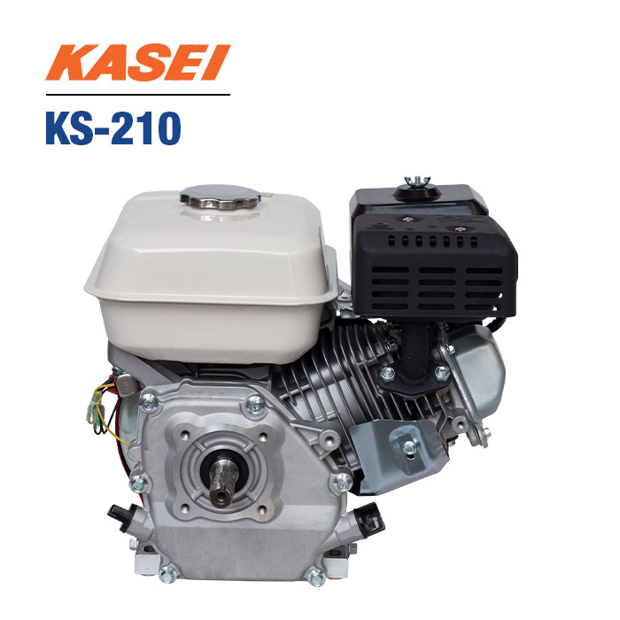 Máy nổ - Đầu nổ - Động cơ nổ KASEI chạy xăng KS-210 | Công suất 7.5HP | Dung tích xy lanh 208cc | Động cơ OHV 4 thì