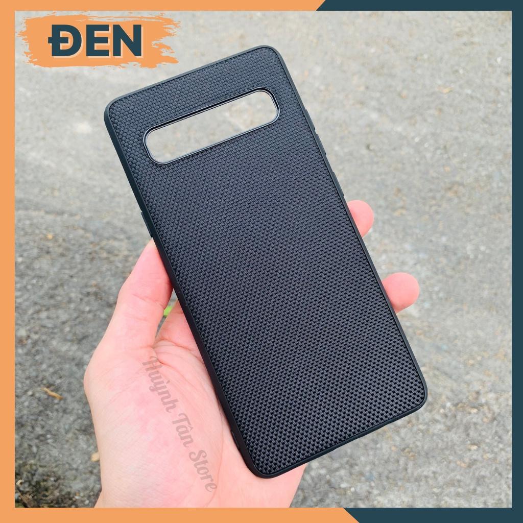 Ốp lưng s10 5g vân VẢI NYLON nhiều màu chống bám vân tay bảo vệ camera phụ kiện huỳnh tân store