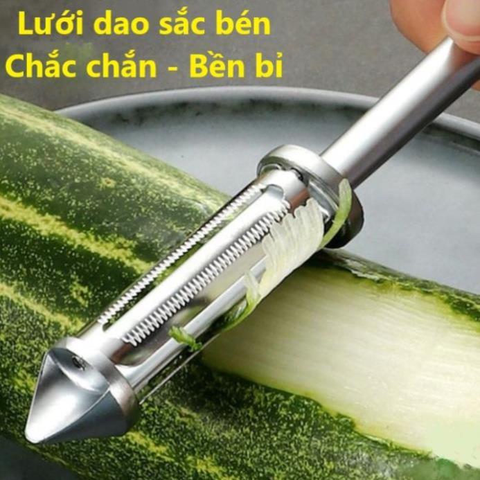 DỤNG CỤ GỌT NẠO BÀO CỦ QUẢ thép không gỉ dao gọt vỏ trái cây inox đa năng 4 in 1 tiện dụng -