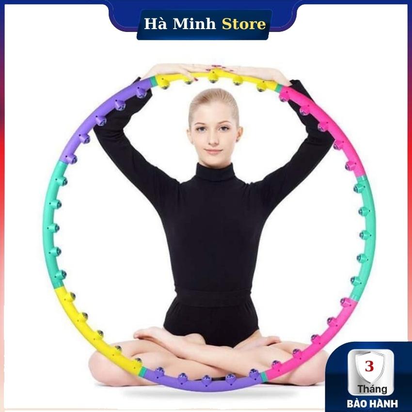 Vòng Lắc Bụng Thông Minh Tháo Rời Tiện Lợi - Vòng Lắc Eo Massage Hula Hoop Giúp Thon Gọn Săn Chắc Vòng Eo