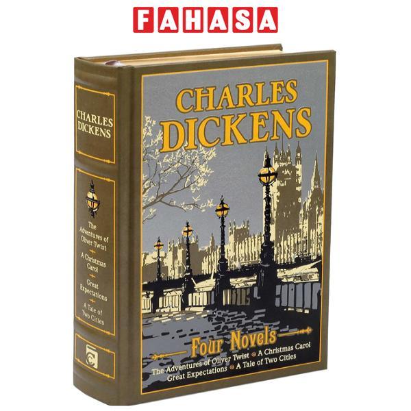 Charles Dickens - Four Novels (Leather-bound Classics)